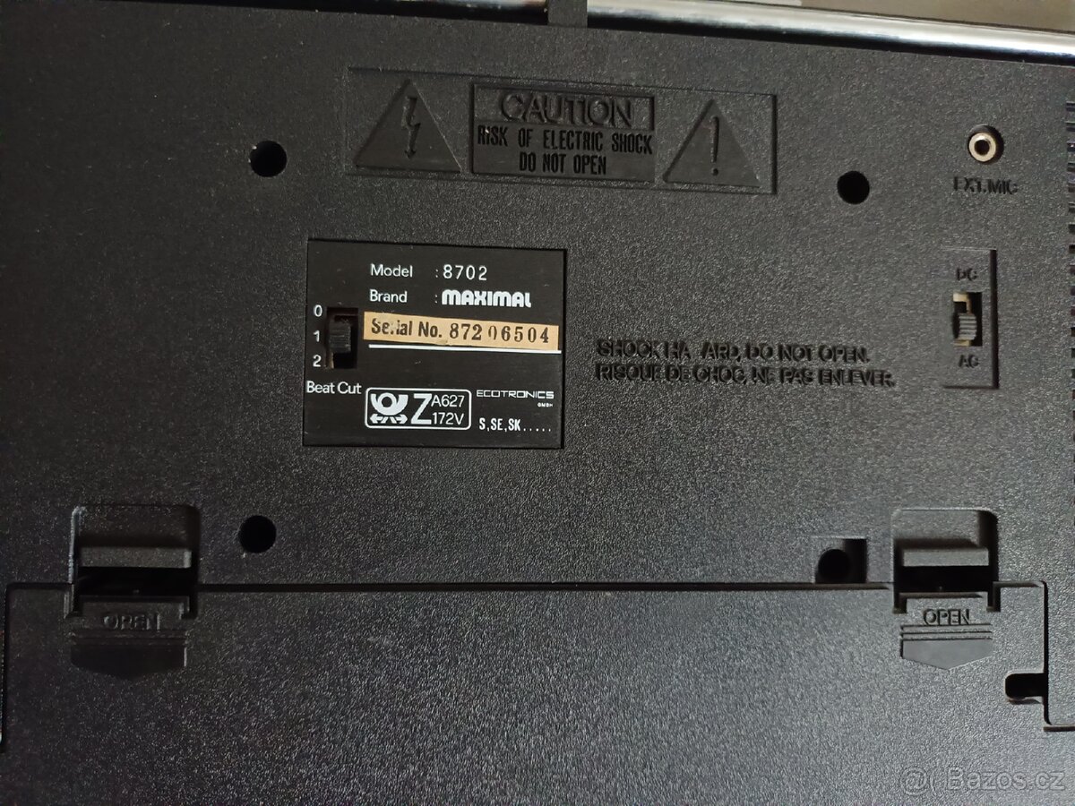 Maximal 8702, radiomagnetofon retro kazeťák Japan - 7