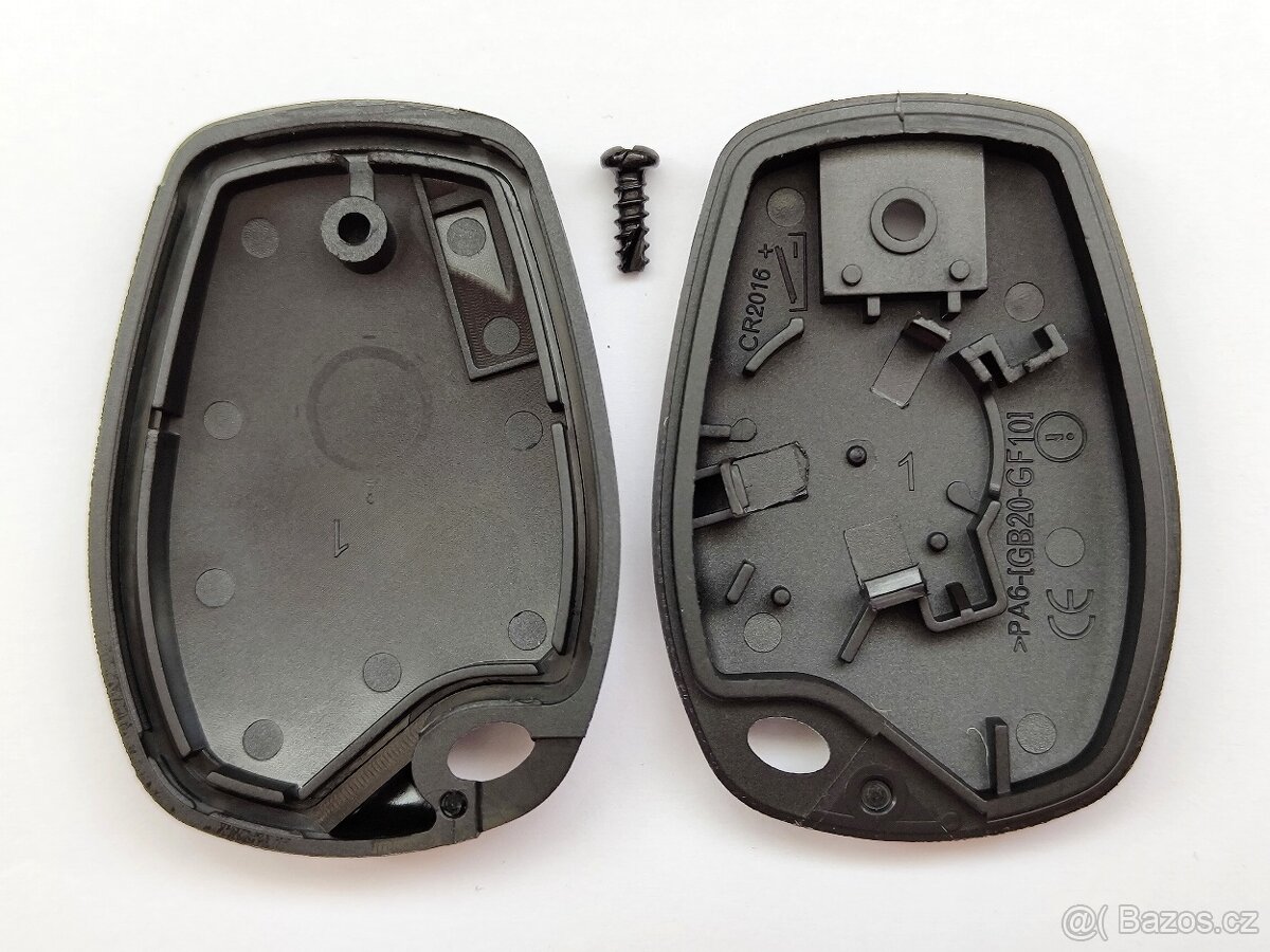 Klíč Dacia Renault ID46 / 4A / 433MHz. Kompletní klíč 2 / 3 - 7