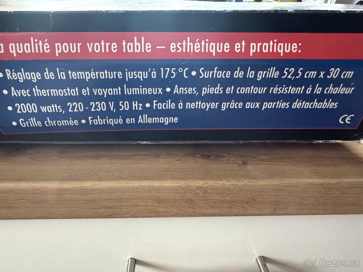 Elekrický gril Multitec 70cm - TOP nový - 7