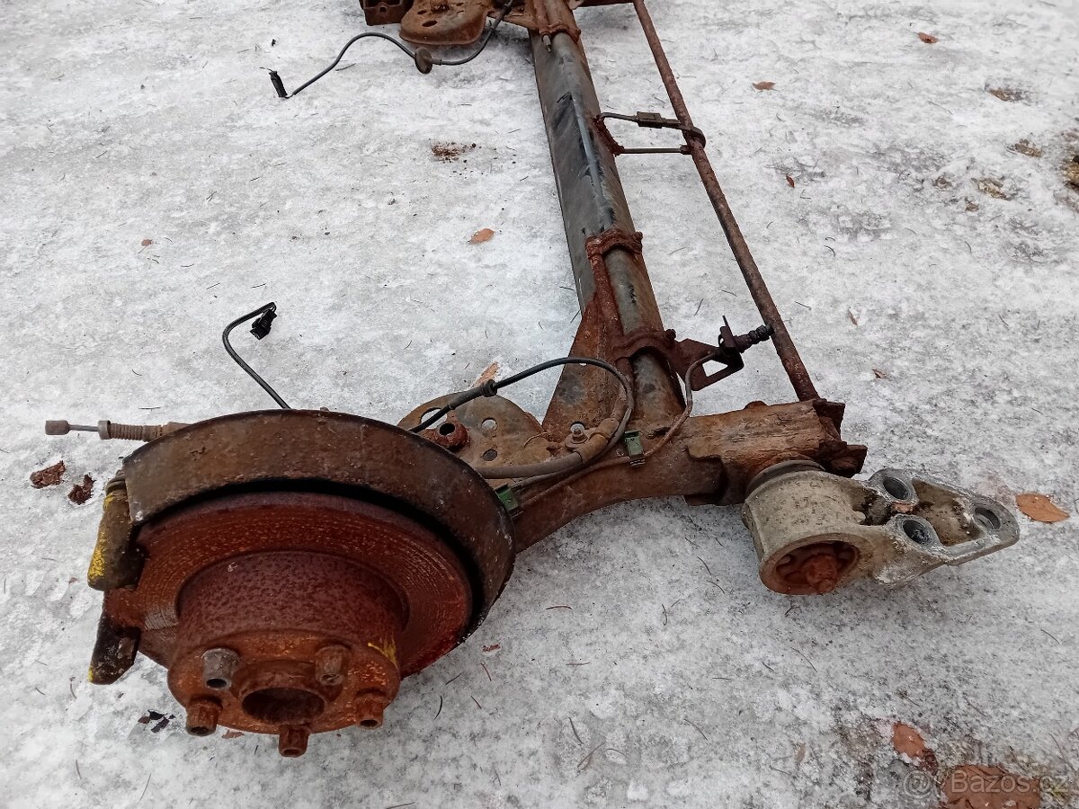 Prodám zadní nápravu Passat b5.5 - 7