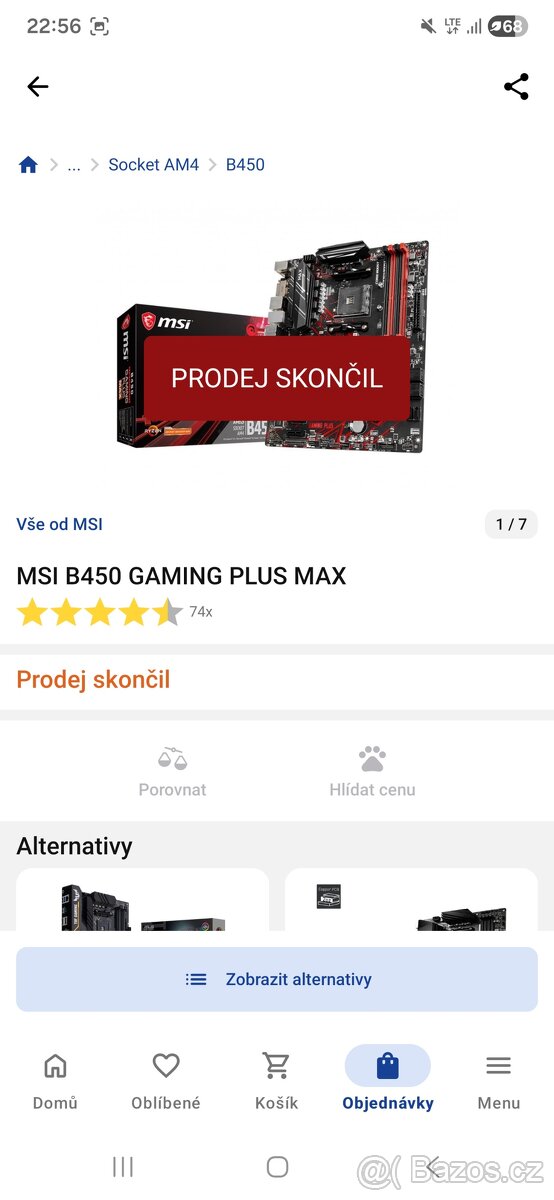 Herní PC Ryzen 5700x, Rx 7800XT - 7