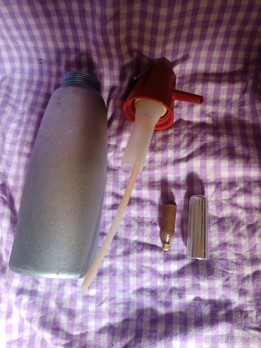 Prodám sifonovou láhev retro - 7