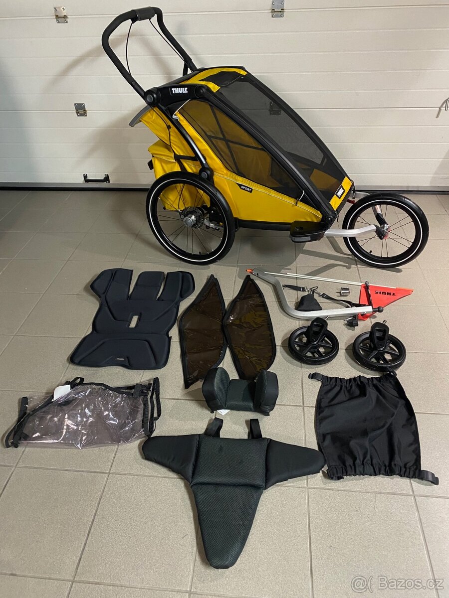 💛🖤 Thule Chariot Sport + příslušenství 🖤💛 - 7