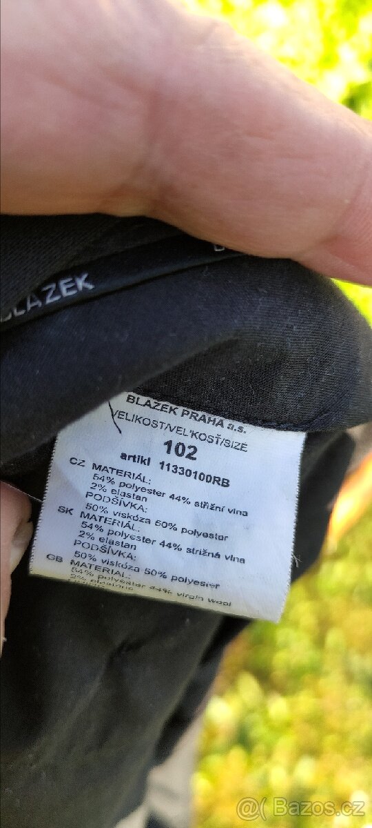 Společenský oblek Blažek velikost 52 - 7