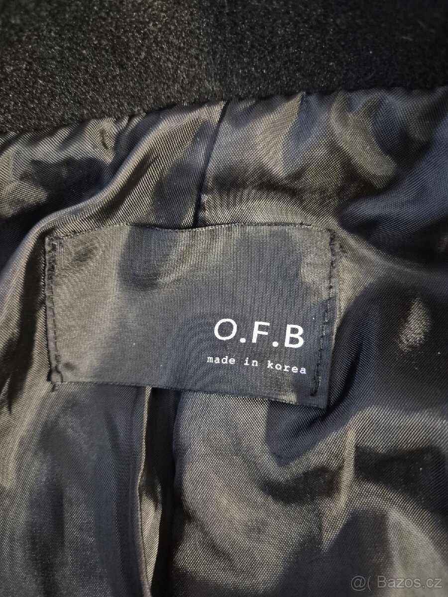 Dámský slim černý kabát - jako nový - 7