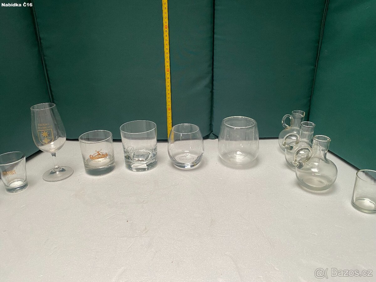 Mix sklenic a panáků na destiláty – sada 17 ks - 7