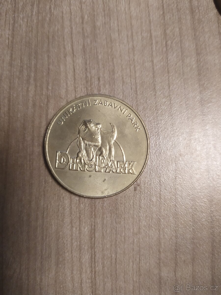 Pamětní mince dinopark-zoo Praha-letecké muzeum - 7