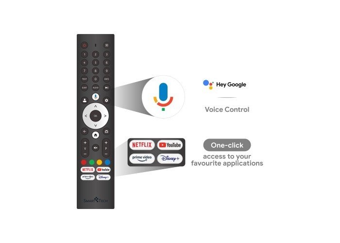 Nova Ultra HD TV Smart Tech 55" 2V 4K Ultra HD Google TV™ - 7
