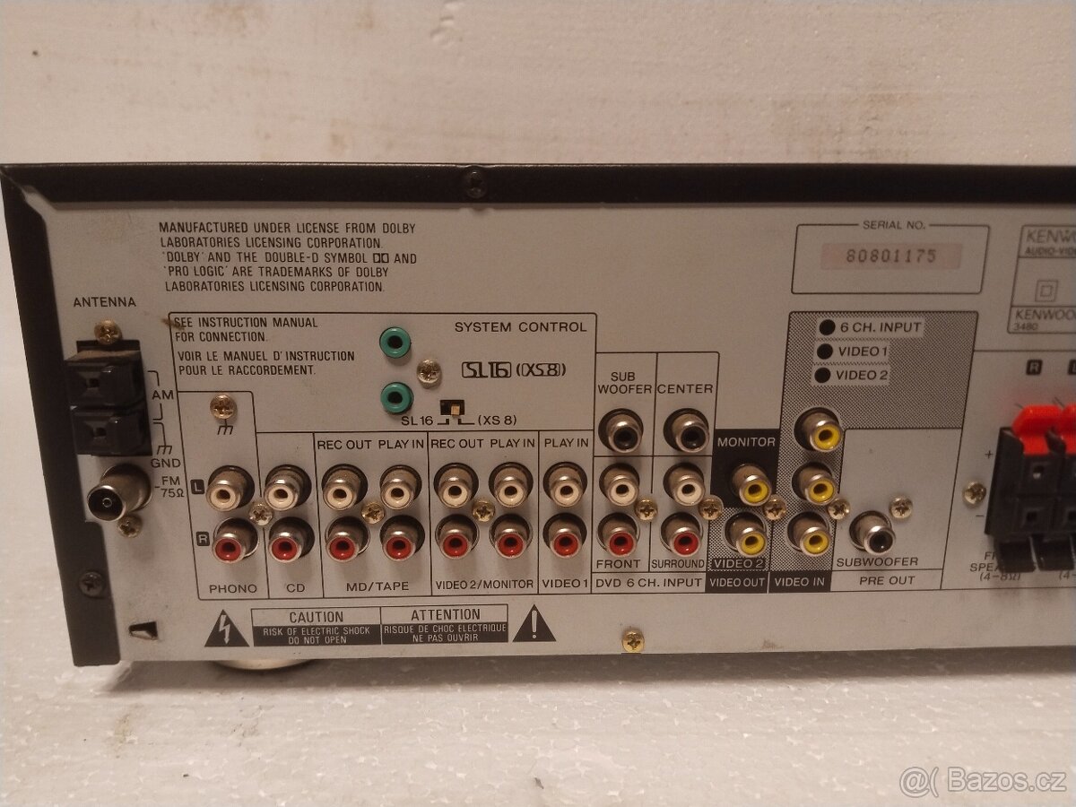 Kenwood KRF-V5010 Audio-video prostorový přijímač (1998) - 7