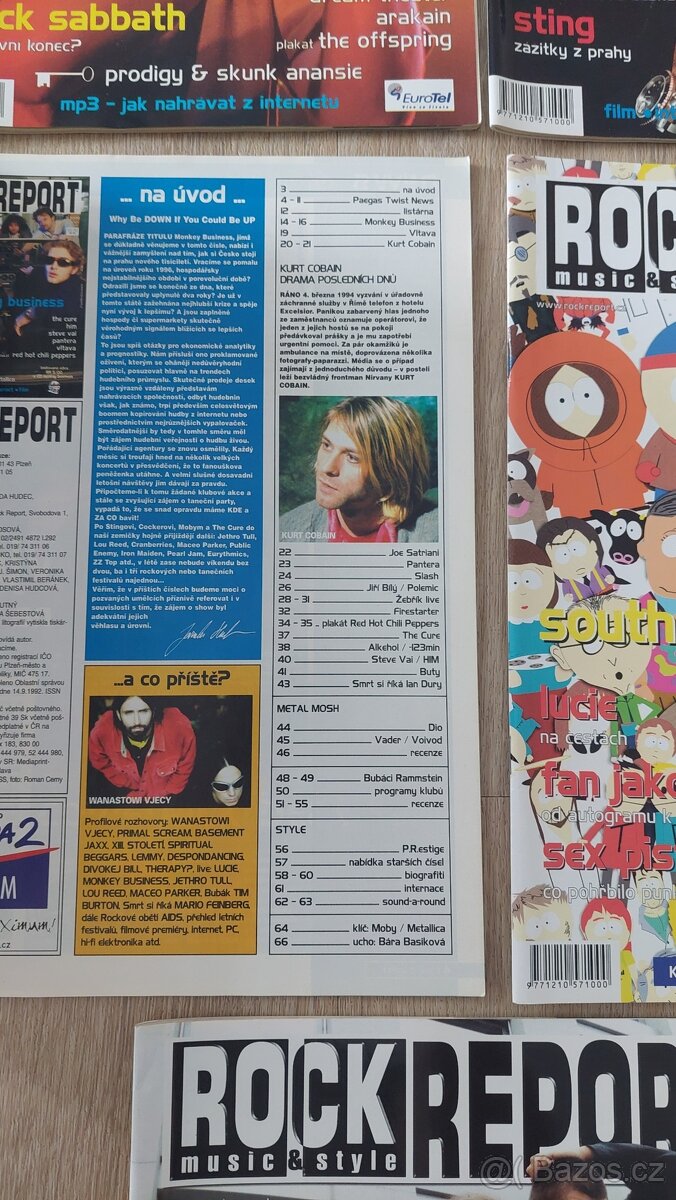 Časopisy Rock Report rok 2000 - 7