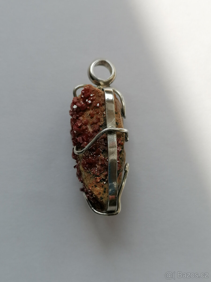 Nový přívěsek vanadinit ve stříbře - 7