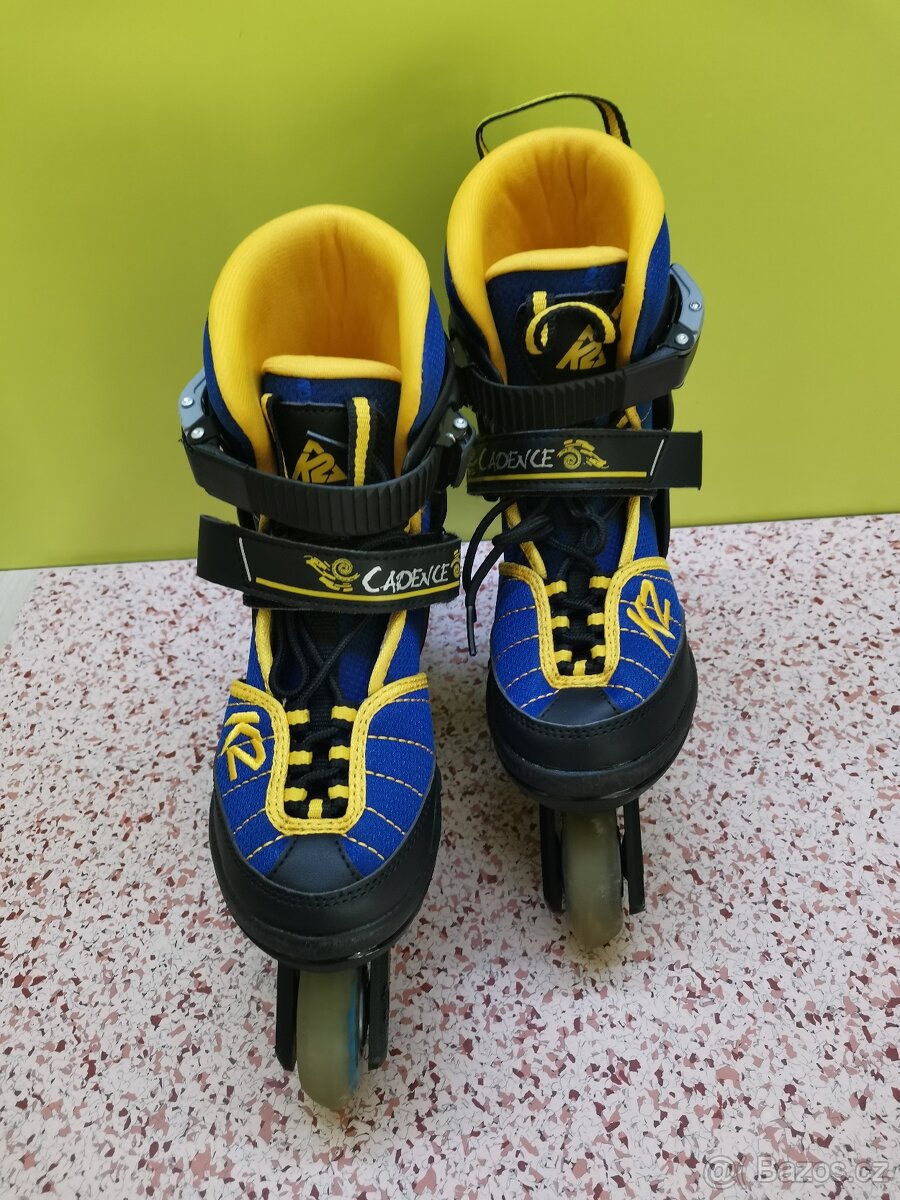 dětské inline brusle K2 nastavitelná vel. 29-34 - 7