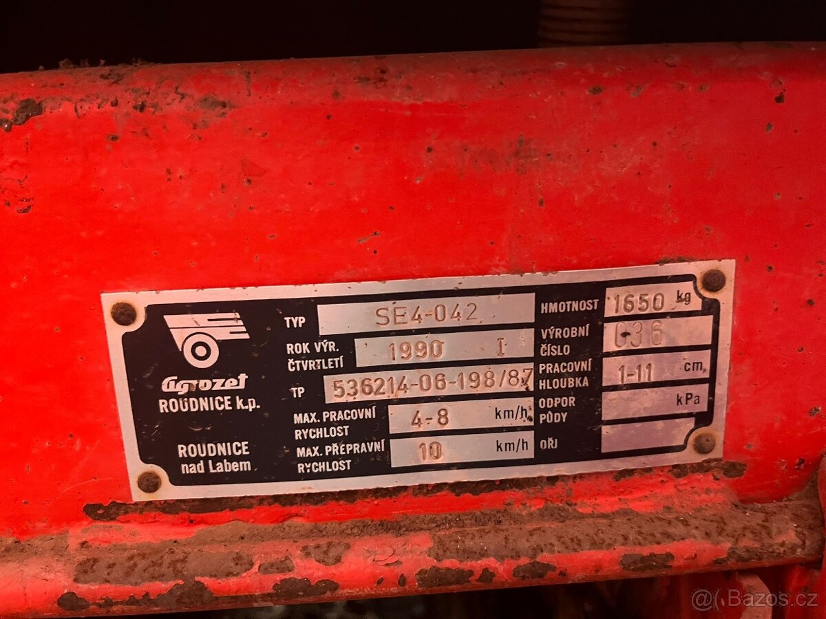 Prodám secí stroj na řepu - 7