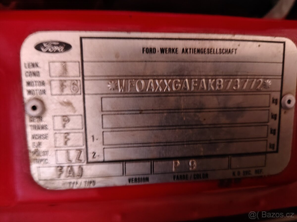 Ford Fiesta 1,4 1989 - 7