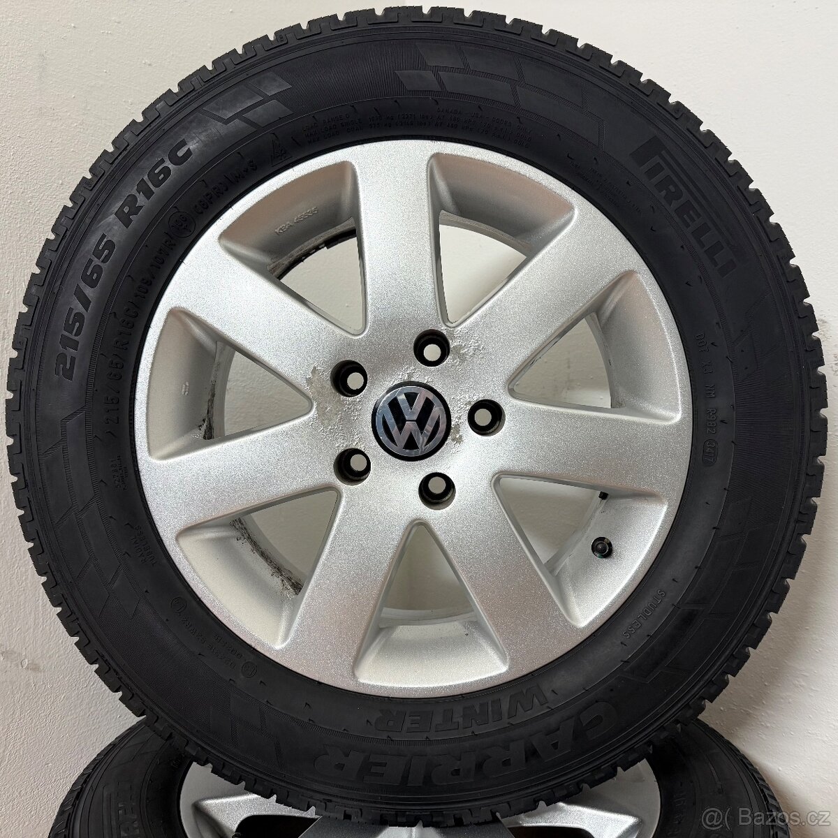 VW T5/T6 5x120 R16 ET40+ZIMNÍ 215/65R16C 6mm - 7