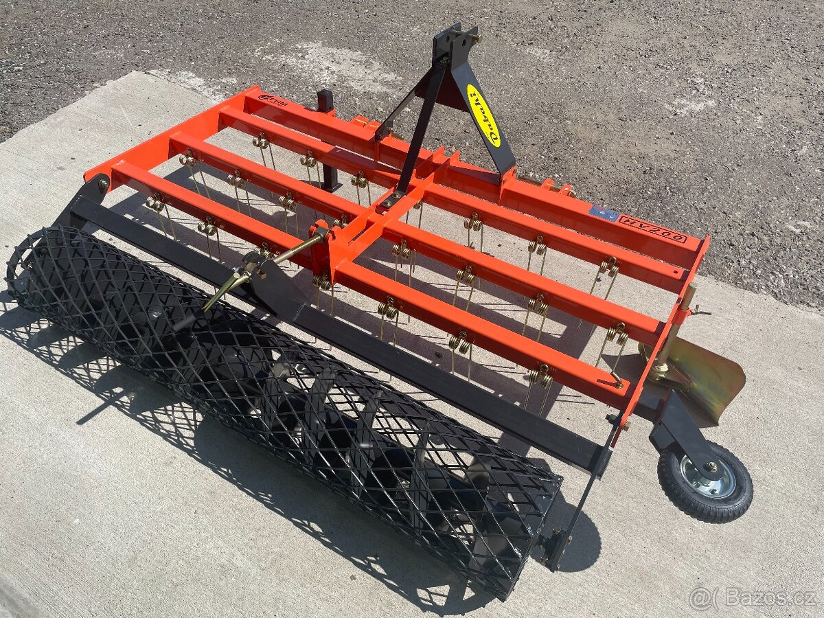 Planýrovač pro jízdárny HV 200 za traktor - s válcem - 7