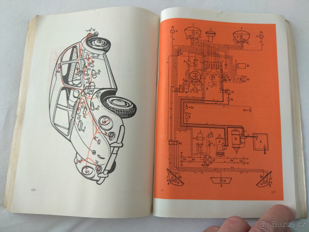 SCHEMATA ELEKTRICKÉHO. ZAP. OS. AUT. II., 1969 - 7
