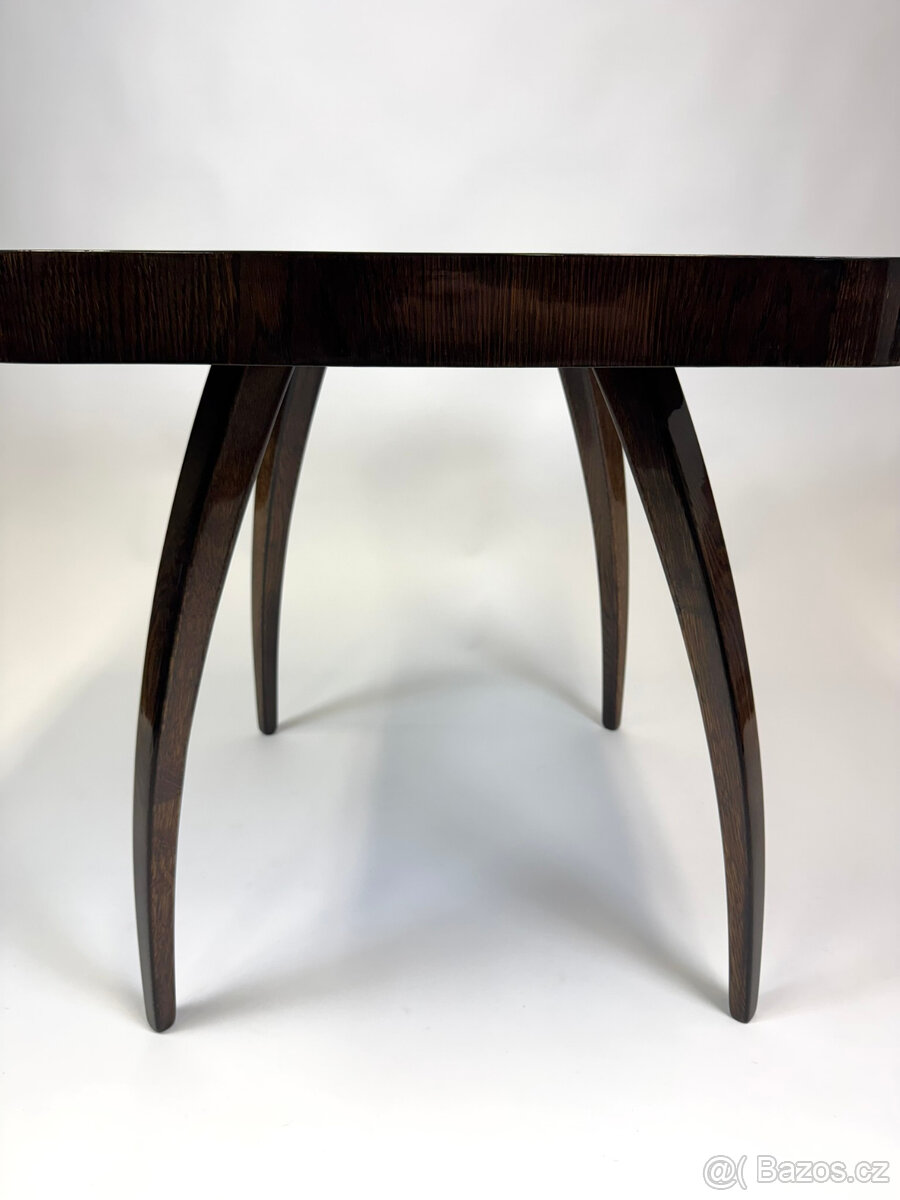 Konferenční stolek Halabala po renovaci - šelak - 7