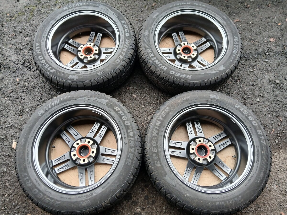 Sada ALU kol Ronal 215/60R17 zimní - 7