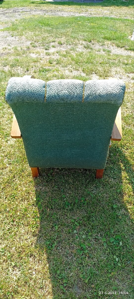 Křeslo Halabala velice solidní - 7