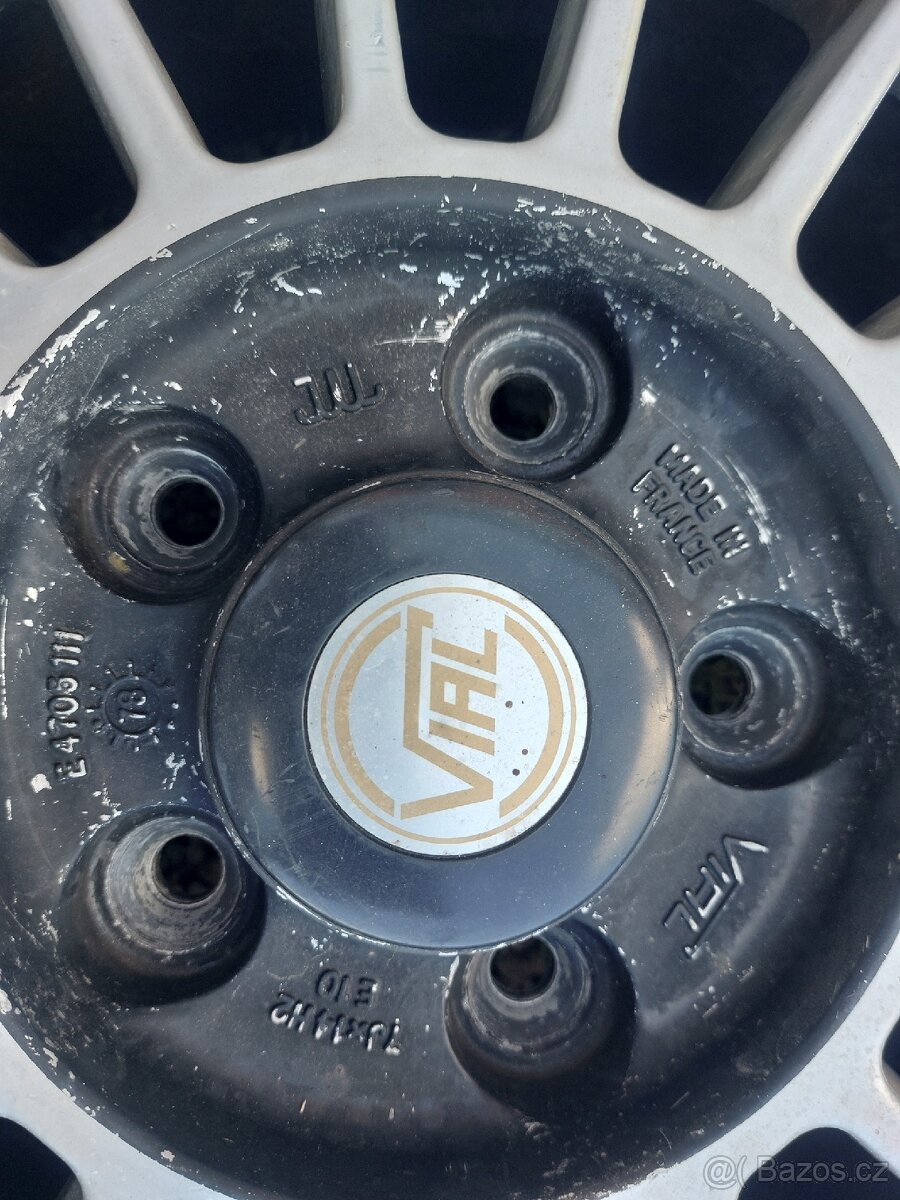 Retro alu kola Vial 5x120 pro BMW e28 atd - 7