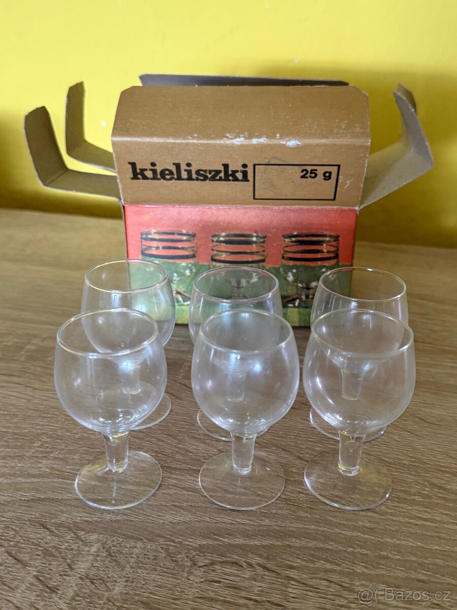 Retro skleničky na likér - 7