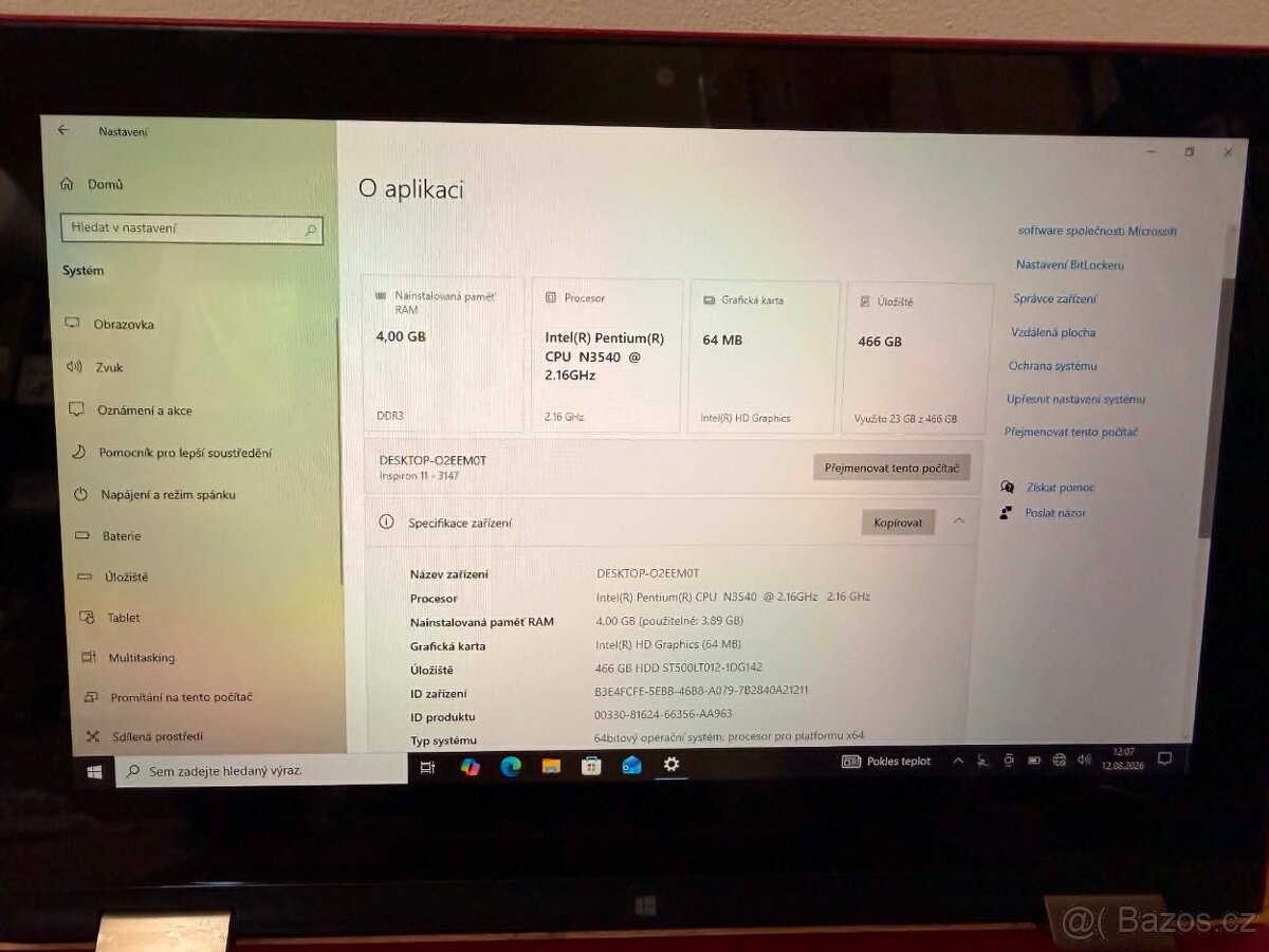 notebook Dell - 7
