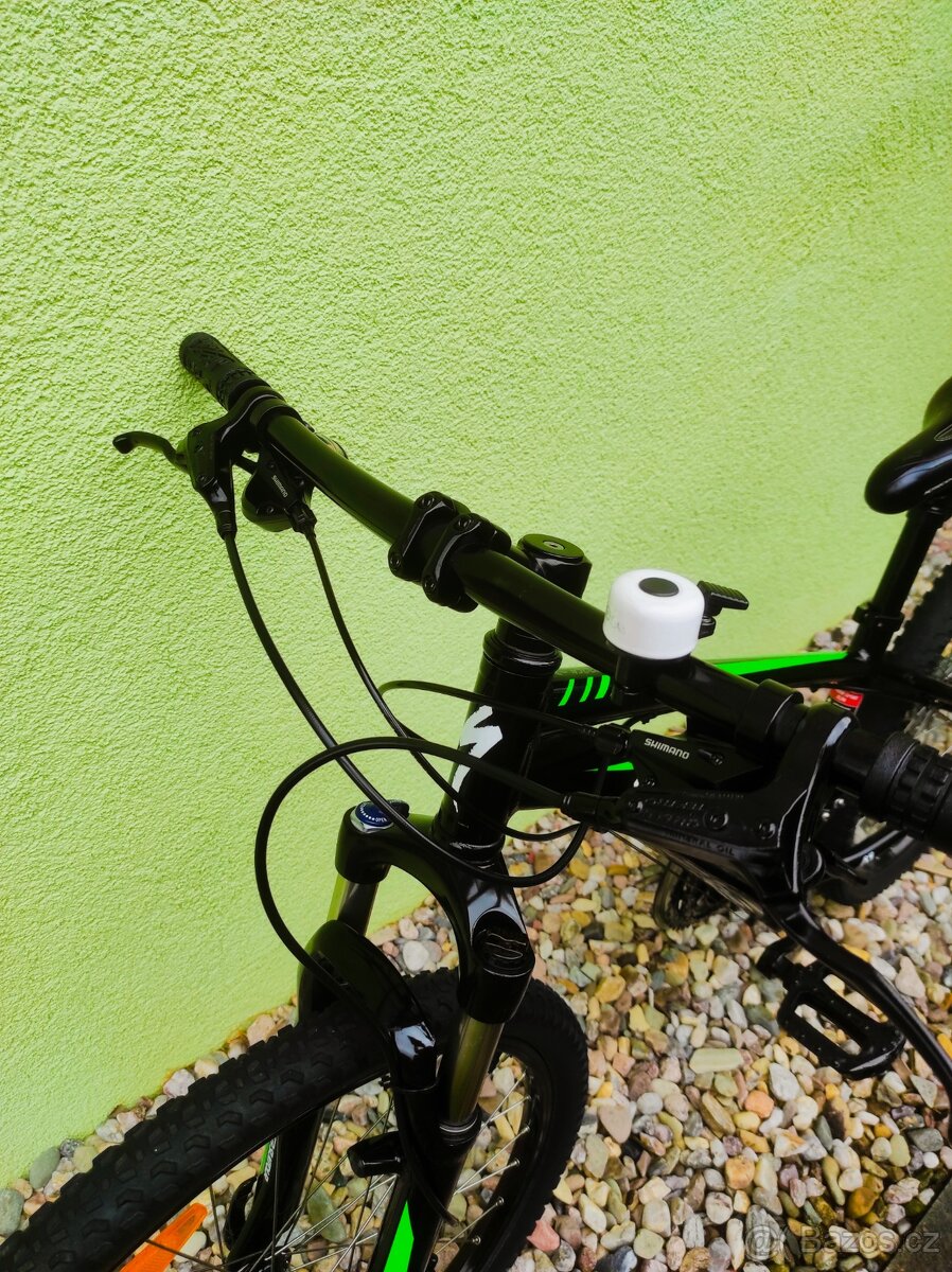 Značkové dětské kolo Specialized 24" (černá/zelená)# - 7
