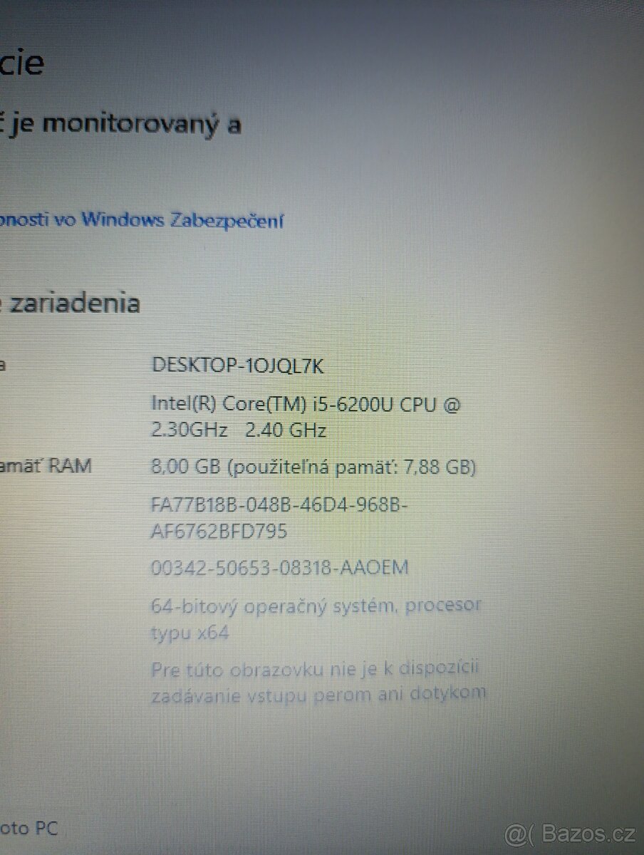 HP EliteBook 840 G3 / 845 G3 - náhradní díly - 7