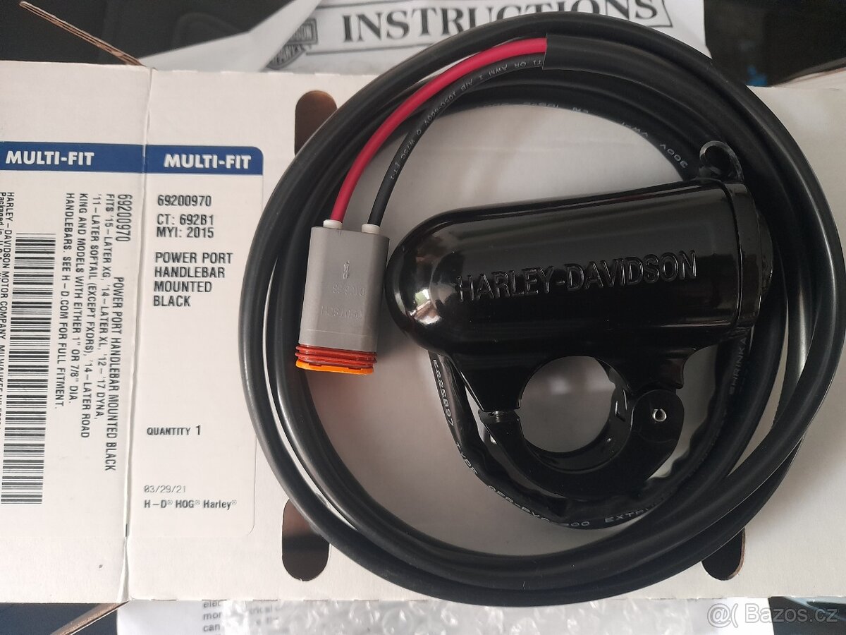 HARLEY DAVIDSON® 12V zásuvka NOVÁ - 7