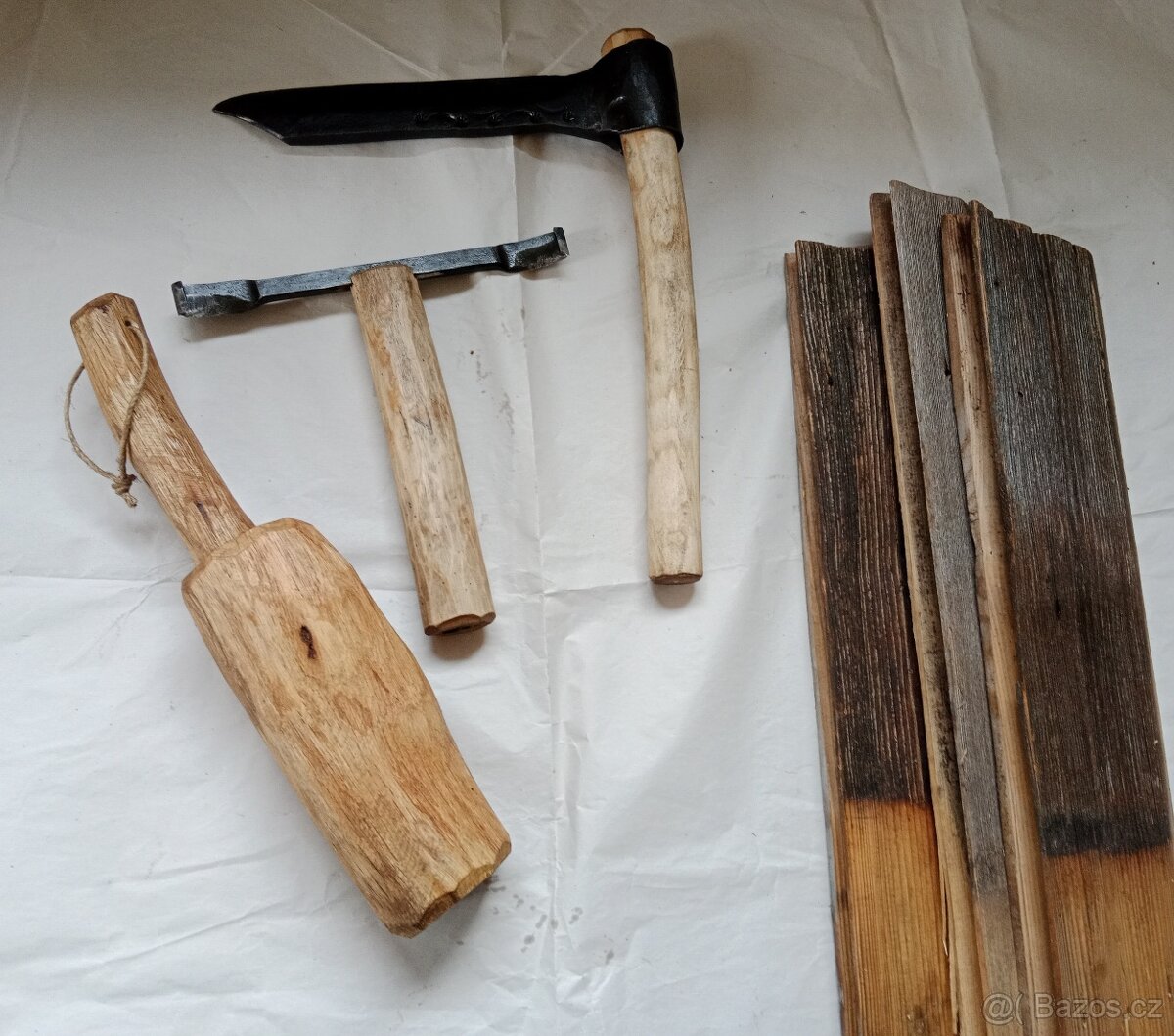 Šindelářský set - štípák, struh, palička - 7