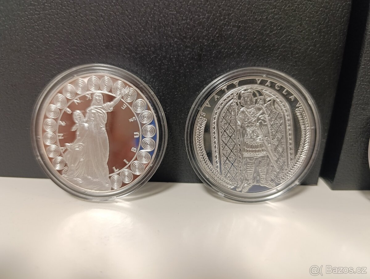 Historie českého národa - sada medailí Ag Proof - 7