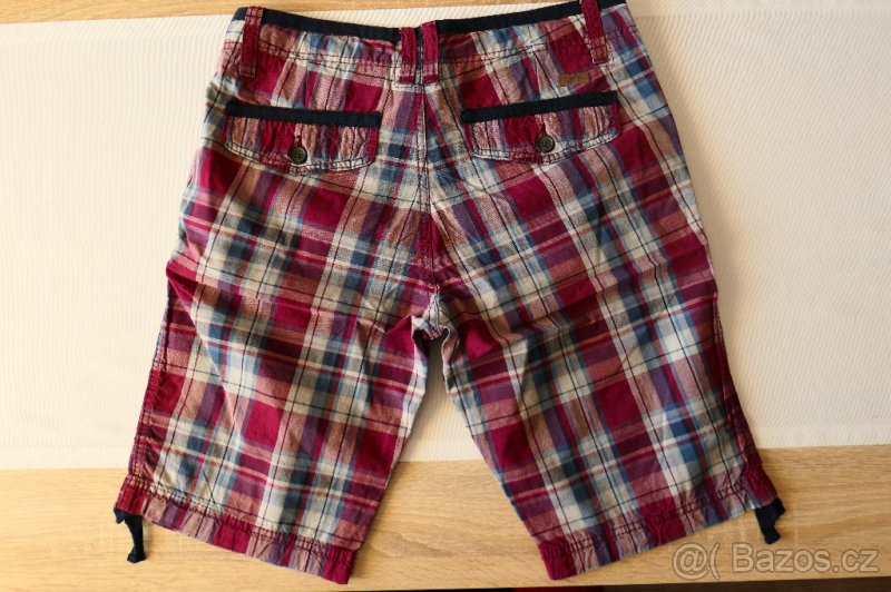 Pánské kostkované kraťasy značky EDC Esprit vel. 30 - 7