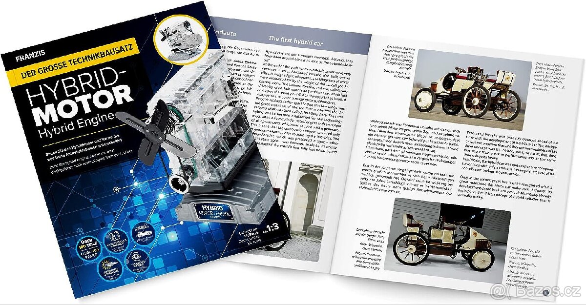 Funkční stavebnice hybridního motoru 1:3 - nová - 7