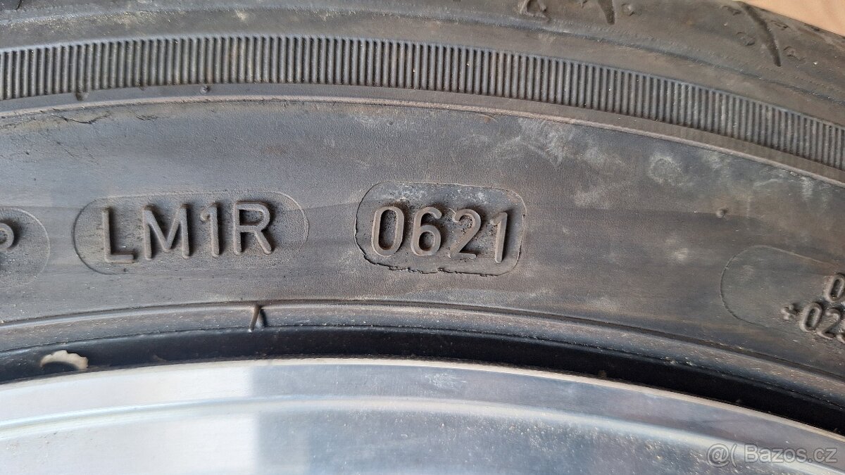 Alu kola Mercedes 18" 5x112 letní pneu 245/40 R18 6+mm - 7