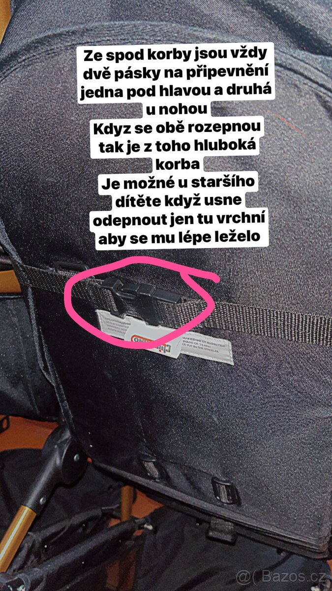 CHIPOLINO Kočárek pro dvojčata - 7