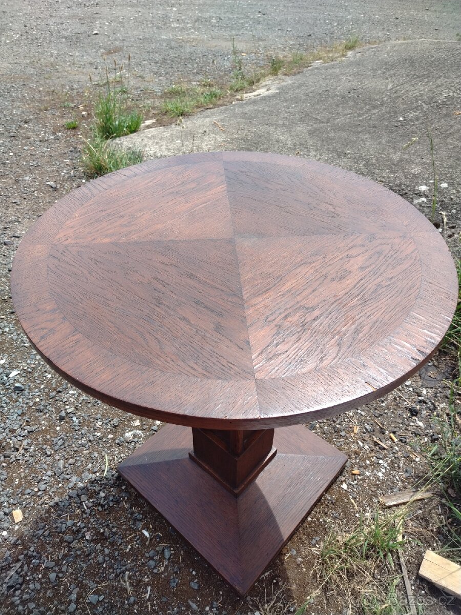 Art Deco stolek ve stylu Jindřicha Halabaly - 7