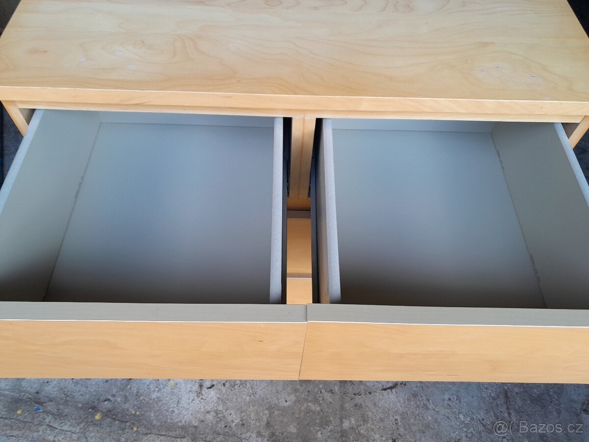 Ikea komoda Malm bříza 6 zásuvek - 7