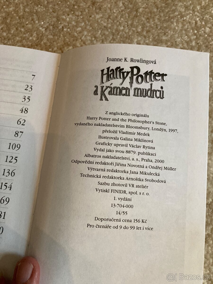 Harry Potter - 1. vydání - 7