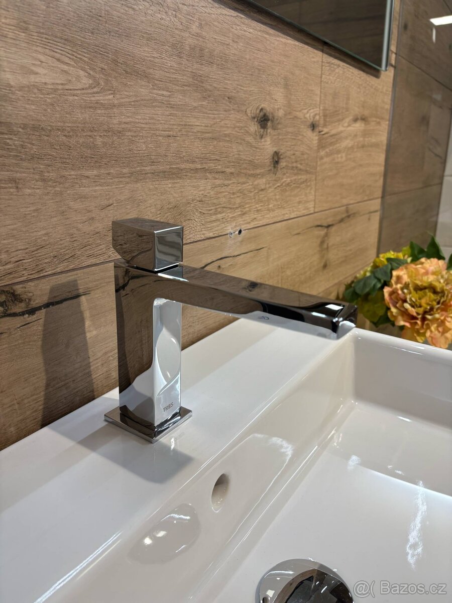 KERASAN set - závěsné wc, záv. bidet, bidet. + umyv. baterie - 7