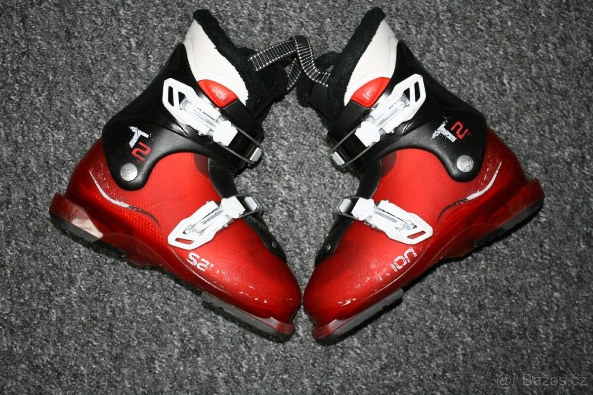 detské lyže dynamic 110 cm , lyžaky Salomon - 7