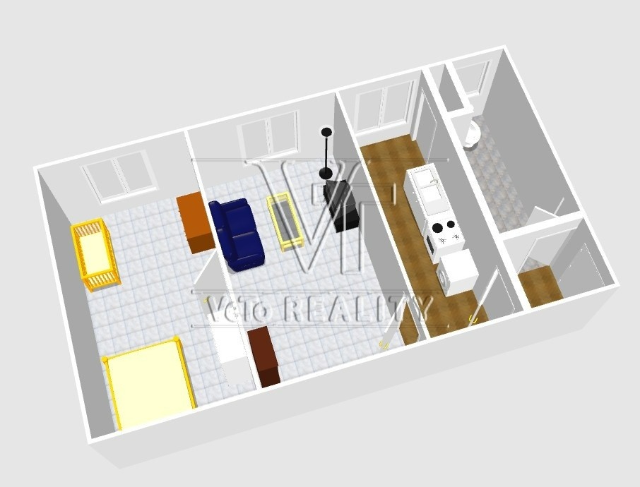 Pronájem, byt 2+1, Hodonín - 7