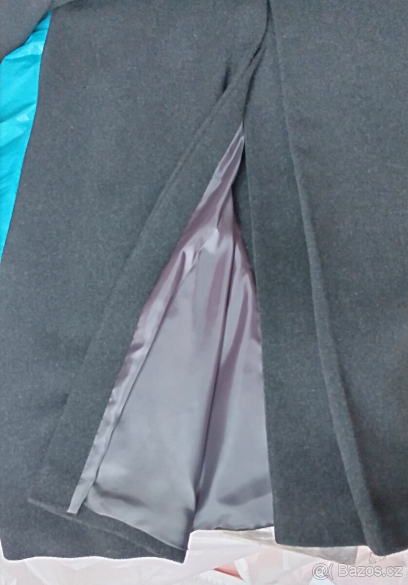 Dámský zimní kabát černý - 7