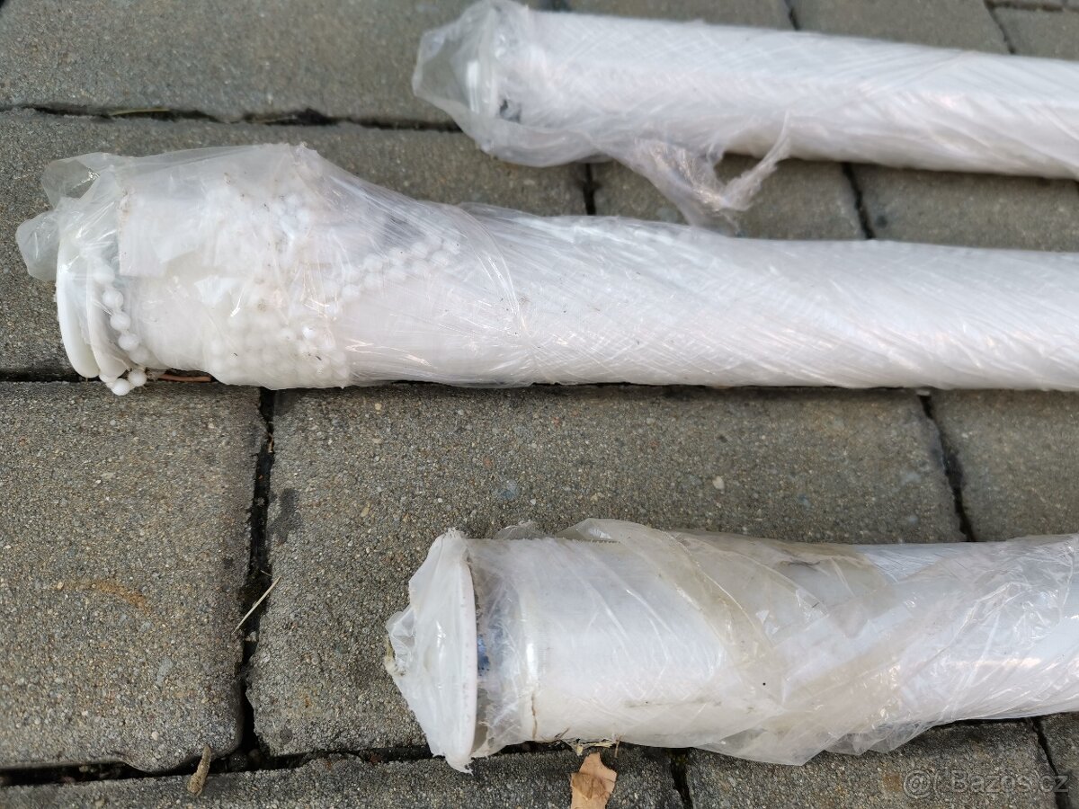 IKEA SANDVEDEL Rolety bílé látkové 144x160cm - 7