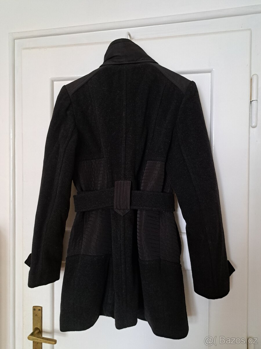 Dámský černý kabát Texhal vel. 38 - 7