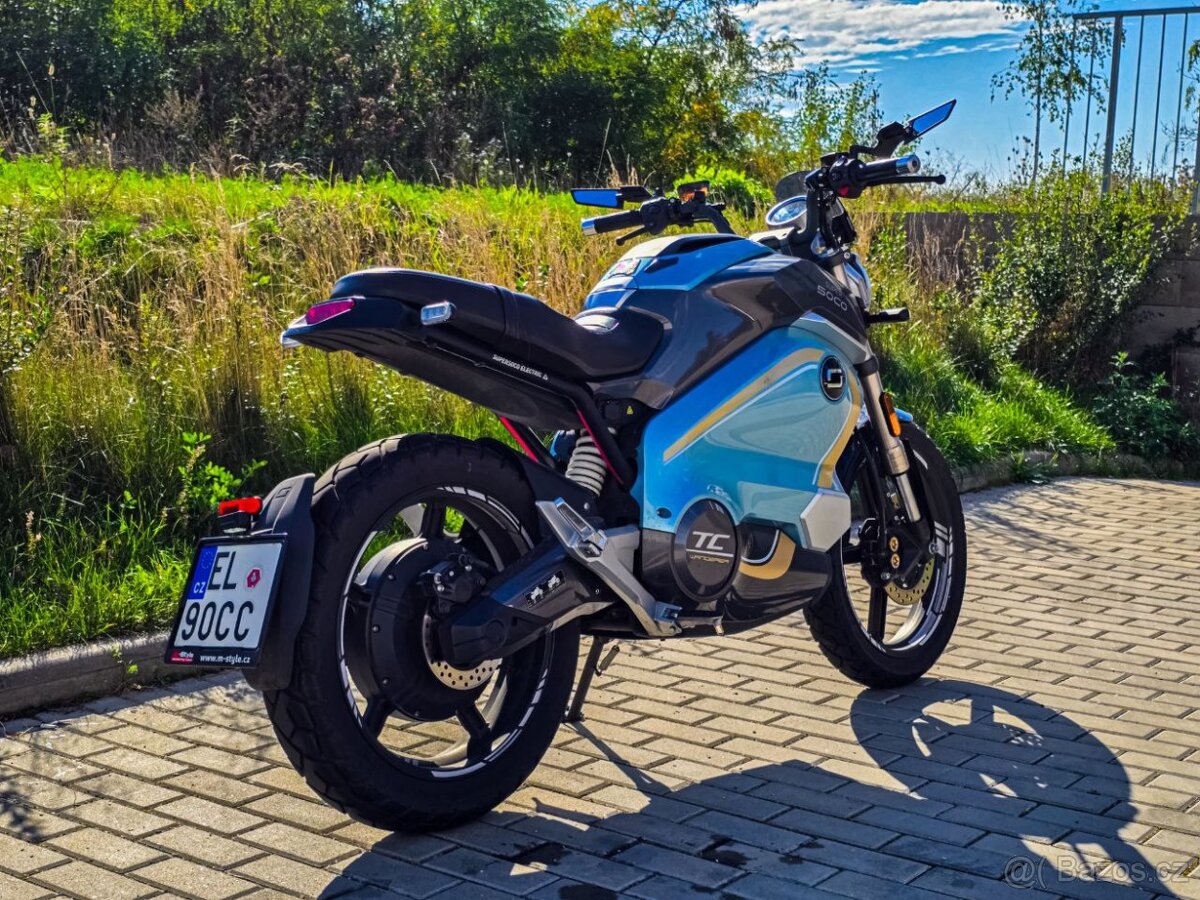 Elektrická motorka Super Soco TC Wanderer - 7