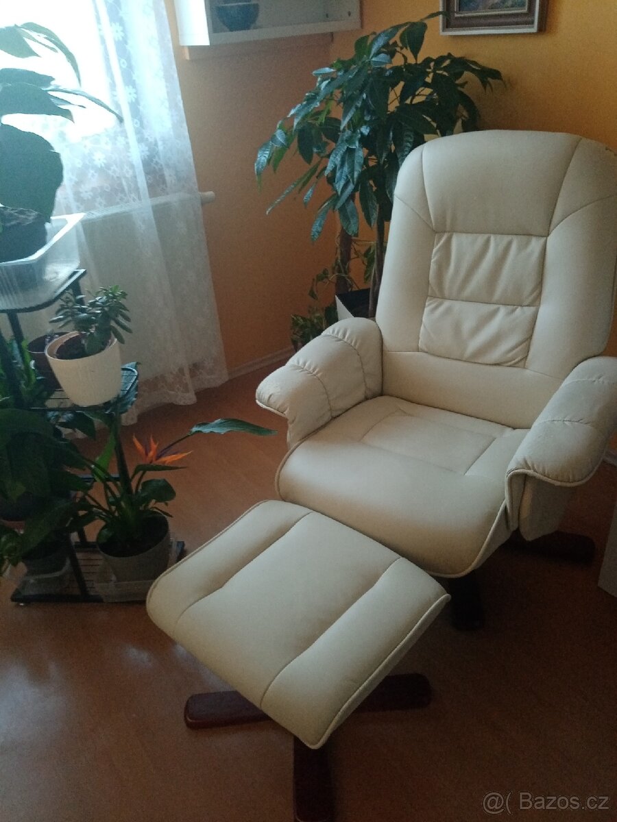 Polohovací křeslo, podnožka - 7