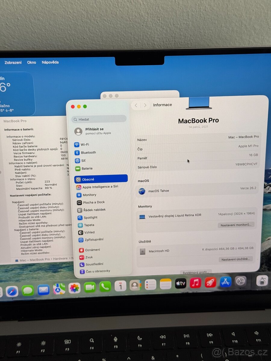 MacBook Pro 14" (2021) 16GB/512GB - nefunkční HDMI - 7
