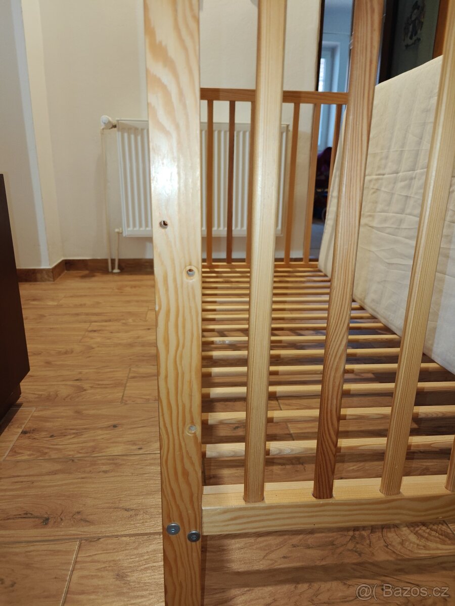 Dětská postýlka 120x60 + matrace - 7
