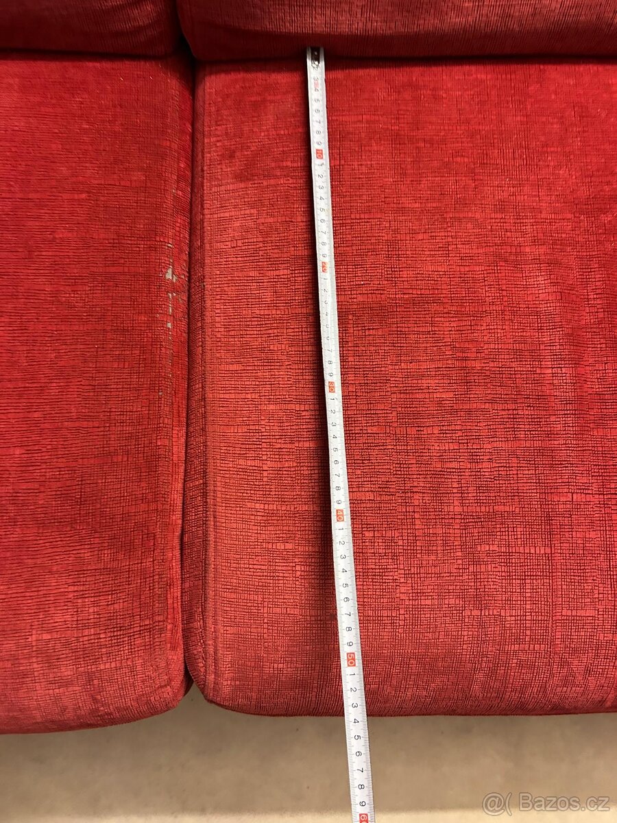 Velká rohová rozkládací sedačka pro 5 lidí + úložný prostor - 7